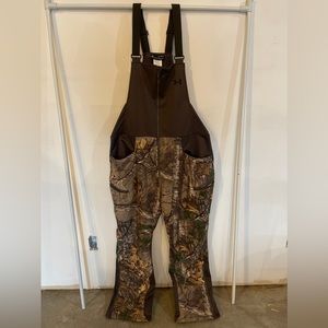 Under Armour Cold Gear Real Tree Camo Overalls
